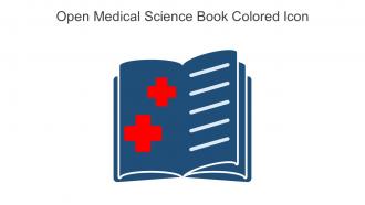 Open Medical Science Book Colored Icon In Powerpoint Pptx Png And Editable Eps Format