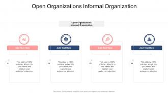 Open Organizations Informal Organization In Powerpoint And Google Slides Cpb
