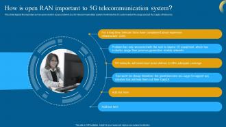 Open RAN 5G How Is Open RAN Important To 5g Telecommunication System