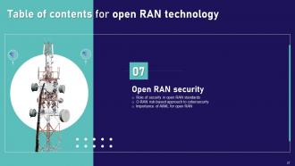 Open RAN Technology Powerpoint Presentation Slides Downloadable Image