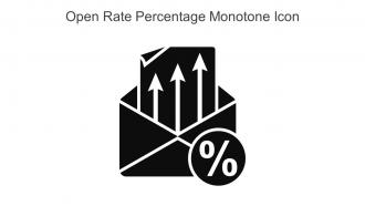Open Rate Percentage Monotone Icon In Powerpoint Pptx Png And Editable Eps Format