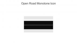 Open Road Monotone Icon In Powerpoint Pptx Png And Editable Eps Format