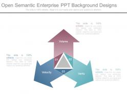 Open semantic enterprise ppt background designs