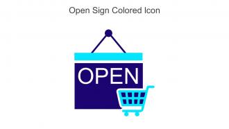 Open Sign Colored Icon In Powerpoint Pptx Png And Editable Eps Format