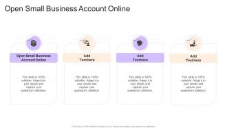 Open Small Business Account OnlineIn Powerpoint And Google Slides Cpb
