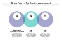 Open source application assessment ppt powerpoint presentation file pictures cpb