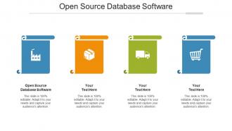 Open Source Database Software Ppt Powerpoint Presentation Summary Backgrounds Cpb