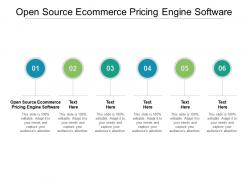Open source ecommerce pricing engine software ppt powerpoint presentation inspiration grid cpb