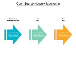 Open source network monitoring ppt powerpoint presentation file brochure cpb