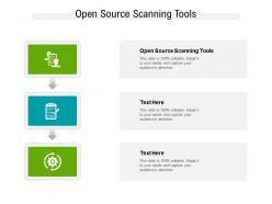 Open source scanning tools ppt powerpoint presentation file designs download cpb