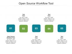 Open source workflow tool ppt powerpoint presentation infographic template example topics cpb