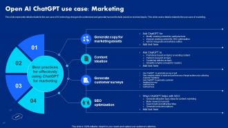 Open Use Case Marketing Chatgpt Open Ai Powered Technology ChatGPT SS V