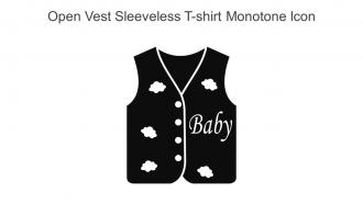 Open Vest Sleeveless T Shirt Monotone Icon In Powerpoint Pptx Png And Editable Eps Format