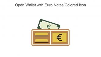 Open Wallet With Euro Notes Colored Icon In Powerpoint Pptx Png And Editable Eps Format