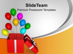 Opened red box balloons slide layout powerpoint templates ppt themes and graphics 0113