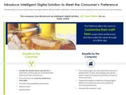 Opening New Revenue Streams In A Stagnant Market Introduce Intelligent Digital Solution