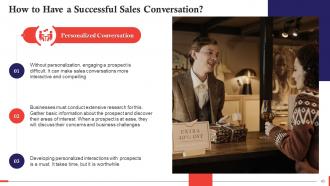 Opening The Sales Conversation Training Ppt Professional Informative