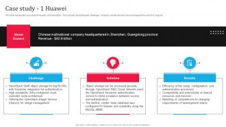 Openstack Saas Cloud Platform Case Study 1 Huawei Openstack Service Platform CL SS