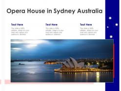 Opera house in sydney australia
