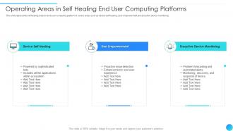 Operating Areas In Self Healing End User Computing Platforms