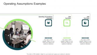 Operating Assumptions Examples In Powerpoint And Google Slides Cpb