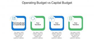 Operating budget vs capital budget ppt powerpoint presentation layouts templates cpb