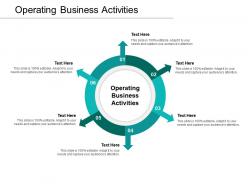 Operating business activities ppt powerpoint presentation pictures visual aids cpb