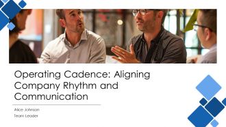Operating Cadence Aligning Company Rhythm And Communication PPT Presentation AT