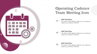 Operating Cadence Team Meeting Icon