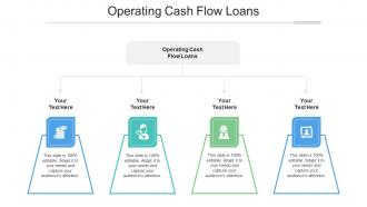 Operating Cash Flow Loans Ppt Powerpoint Presentation File Portrait Cpb