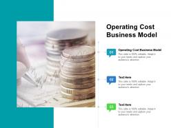 Operating cost business model ppt powerpoint presentation inspiration aids cpb