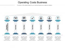 Operating costs business ppt powerpoint presentation model visuals cpb