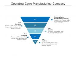 Operating cycle manufacturing company ppt powerpoint presentation styles graphic tips cpb