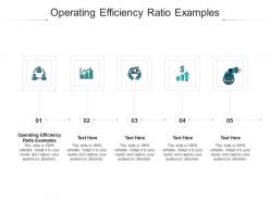 Operating efficiency ratio examples ppt powerpoint presentation show cpb