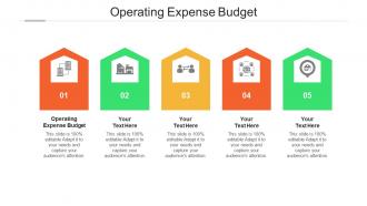 Operating expense budget ppt powerpoint presentation ideas deck cpb