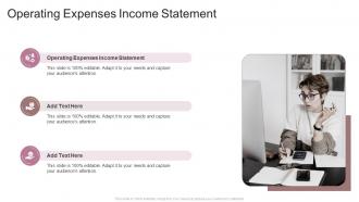 Operating Expenses Income Statement In Powerpoint And Google Slides Cpb