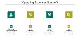 Operating expenses nonprofit ppt powerpoint presentation professional graphics template cpb