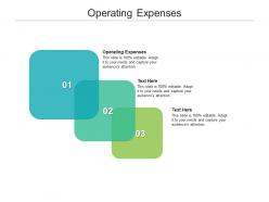 Operating expenses ppt powerpoint presentation pictures themes cpb