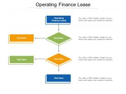 Operating finance lease ppt powerpoint presentation infographics objects cpb