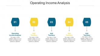 Operating Income Analysis Ppt Powerpoint Presentation Show Guidelines Cpb