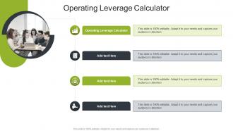 Operating Leverage Calculator In Powerpoint And Google Slides Cpb