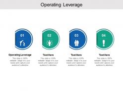 Operating leverage ppt powerpoint presentation styles styles cpb
