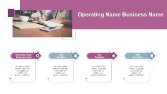 Operating Name Business Name In Powerpoint And Google Slides Cpb