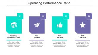 Operating Performance Ratio Ppt Powerpoint Presentation Model Template Cpb