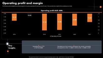 Operating Profit And Margin Marketing Analytics Company Profile CP SS V