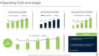 Operating Profit And Margin Processed Food Company Profile Ppt Pictures
