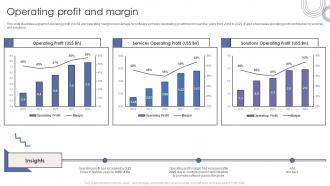Operating Profit And Margin Software Products And Services Company Profileppt Slides Infographics