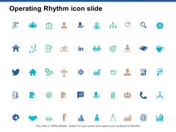 Operating rhythm icon slide portfolio ppt powerpoint presentation layouts format