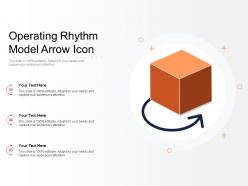 Operating rhythm model arrow icon