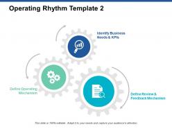 Operating rhythm template gears ppt powerpoint presentation layouts layout ideas